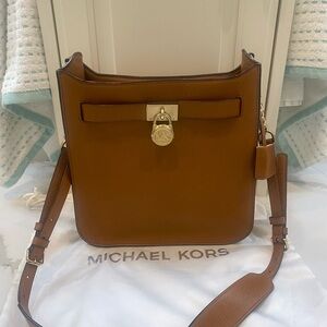 Michael Kors Brown Leather Crossbody Bag